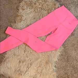 Reversible pink & gray LuLulemon highwaisted